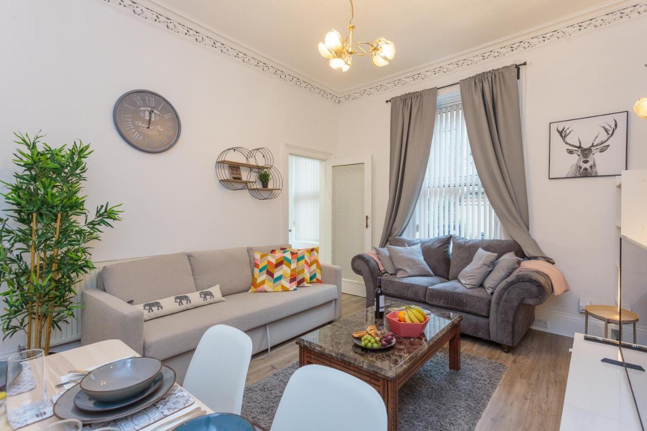 Stylish Apartment At The Edge Of Meadows Park Edinburgh Eksteriør billede