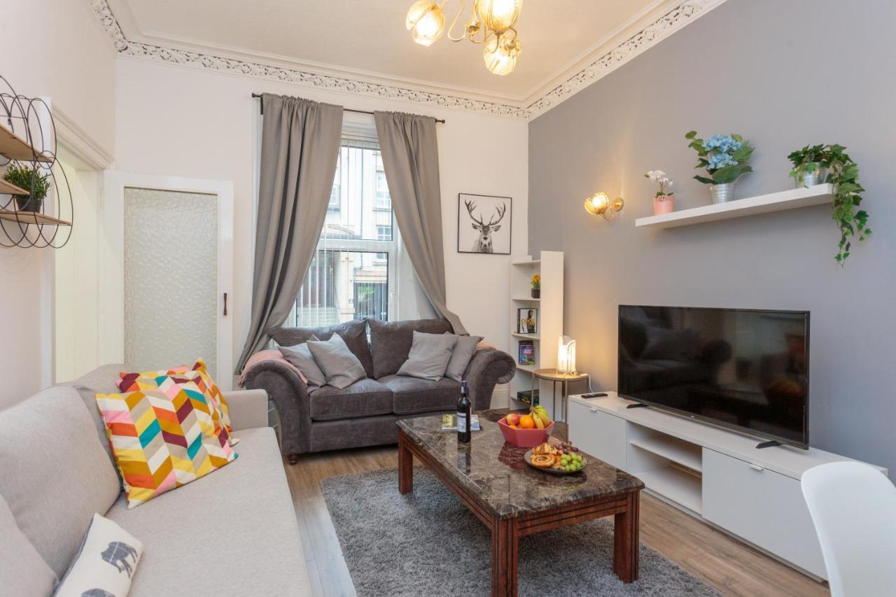Stylish Apartment At The Edge Of Meadows Park Edinburgh Eksteriør billede