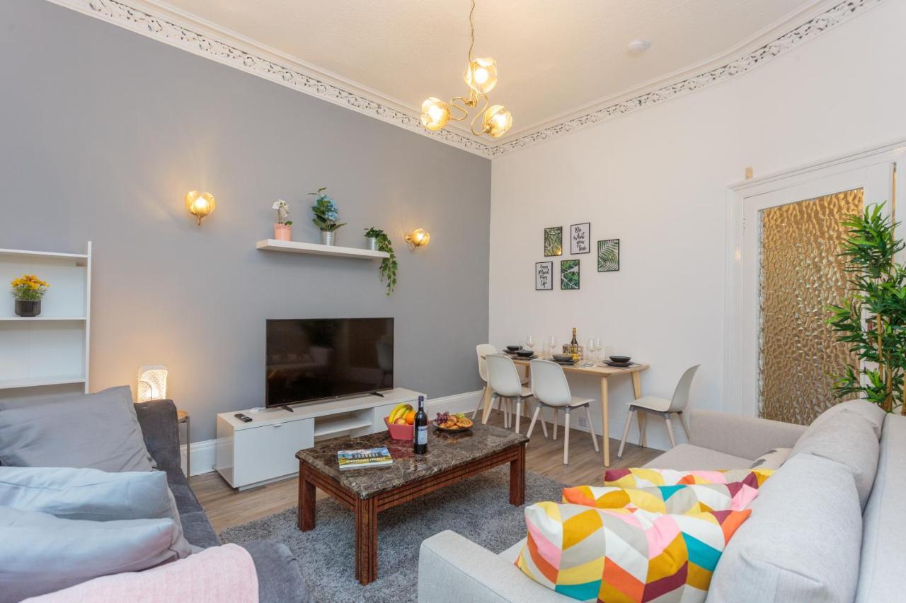 Stylish Apartment At The Edge Of Meadows Park Edinburgh Eksteriør billede